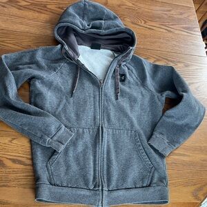 Basic gray Under Armour zip up hoodie